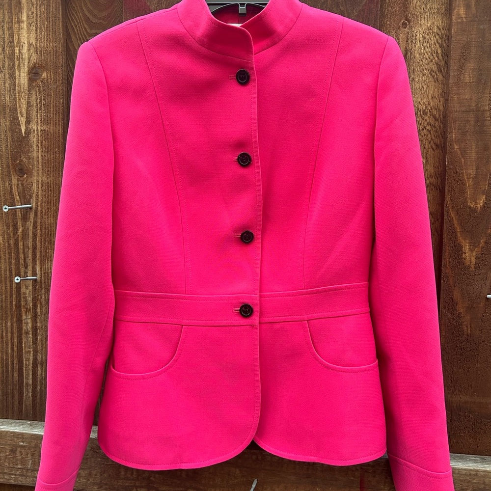 Tahari Women's Fuchsia Blazer - Picture 2 of 11